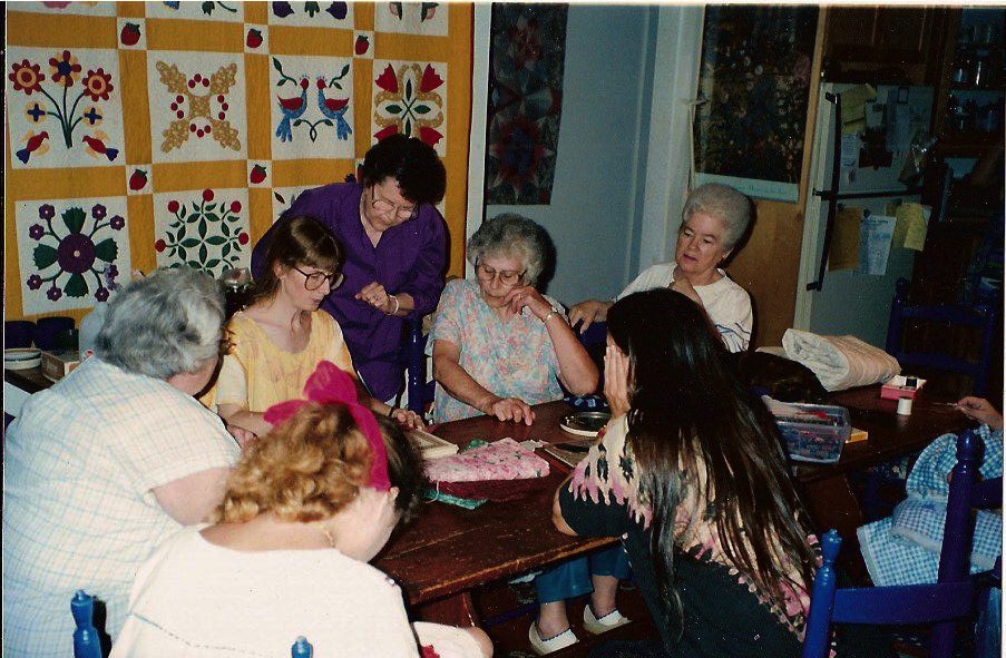 a quilting class