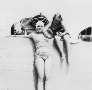 Sally and Martha in the summer of 1949