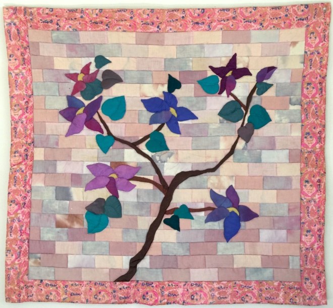 032 Tree in front of brick wall